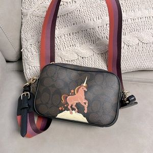 COACH JES UNICORN SIGNATURE 20 CROSSBODY C1303 bag